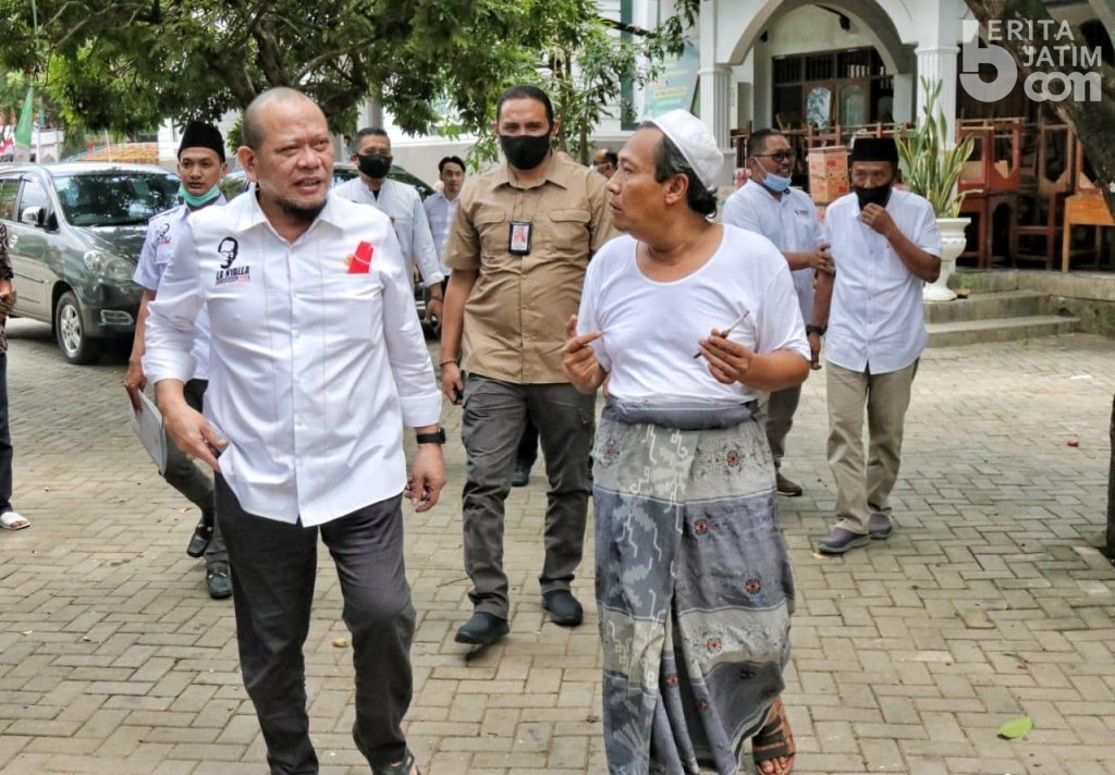 Pantau Pelaksanaan Protokol Kesehatan, LaNyalla Keliling Ponpes