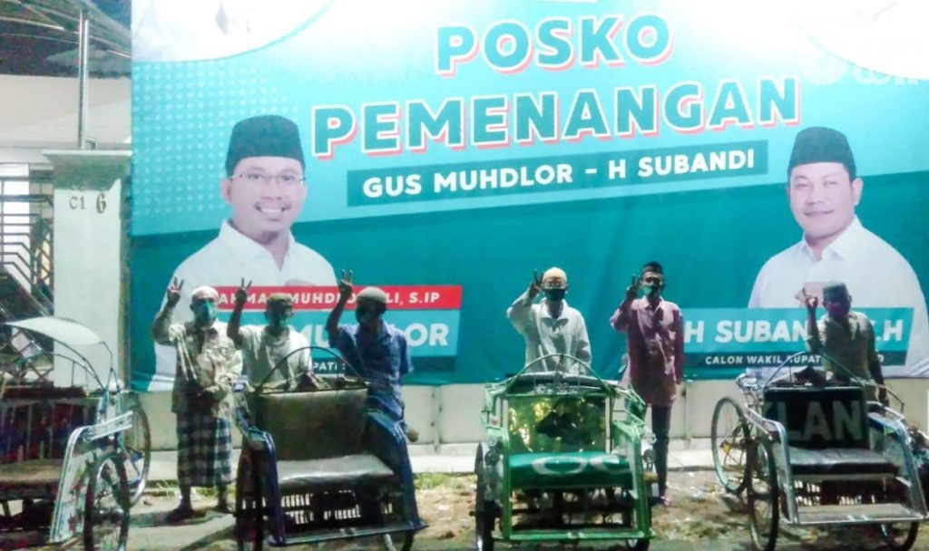 Paguyuban Penarik Becak Sidoarjo Siap Pilih Gus Muhdlor-Subandi