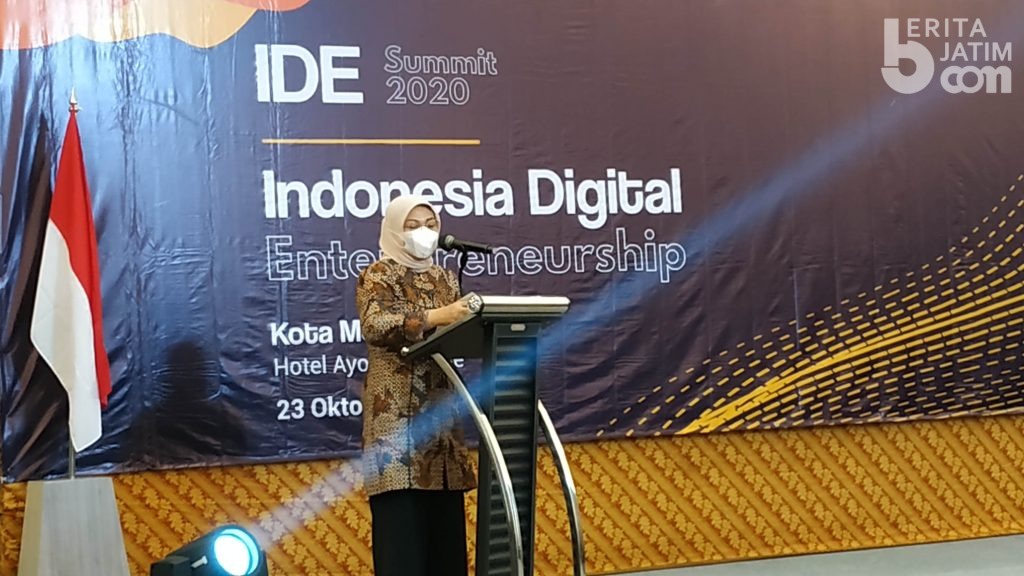 Menteri Ketenagakerjaan RI Buka Indonesia Digital Entrepreneurship Summit 2020 di Mojokerto