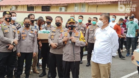 Polda Pulangkan Ratusan Pelajar Pasca Ditangkap saat Demo Tolak UU Cipta Karya