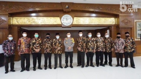 Audiensi Dengan Pimpinan FKUB Provinsi, Kapolda Bicarakan Penanganan Covid-19