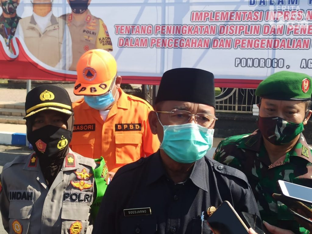 Update Covid-19 Ponorogo : 2 Sembuh, 2 Positif, 2 Meninggal