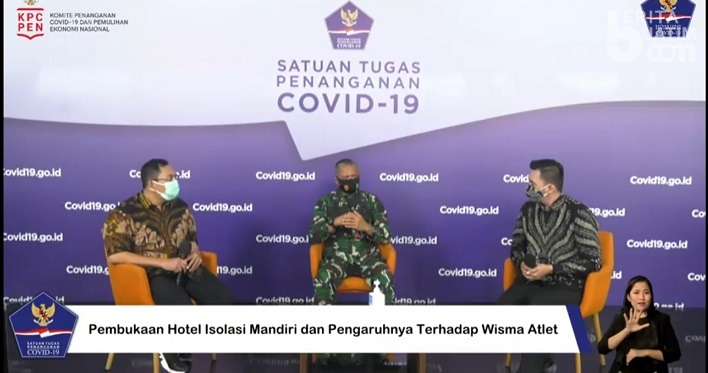 Jumlah Pasien OTG di Wisma Atlet Menurun