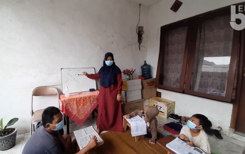 Sekolah Masih Daring, Les Buka Dengan Menerapkan 3M