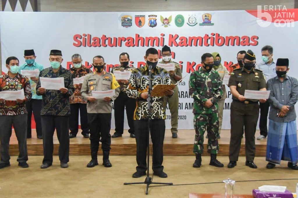 Forkopimda Kota Kediri, Toga dan Tomas Deklarasi Damai