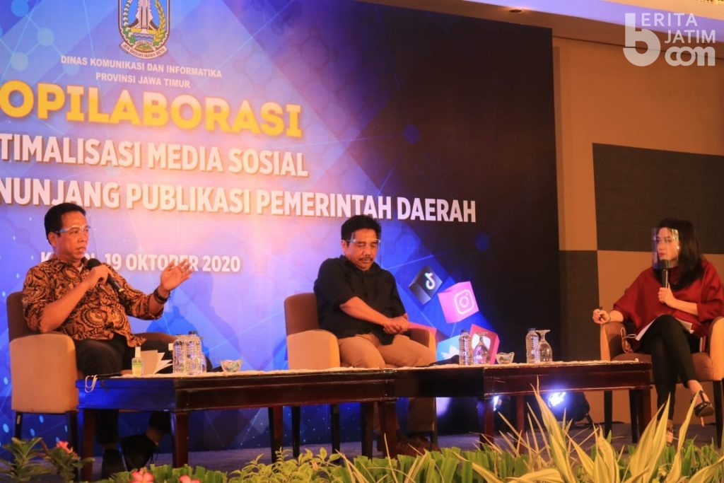 Tunjang Publikasi Pemerintah Daerah, Diskominfo Jatim Gandeng Pegiat Medsos