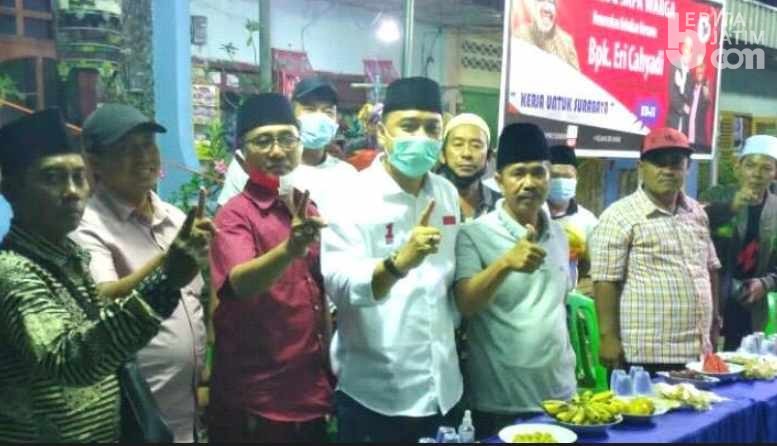 Eri Cahyadi Dapat Dukungan Warga Madura di Tengah Acara Tok-otok