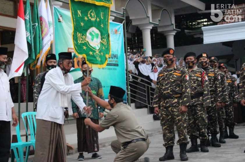 GP Ansor Ponorogo Gelar Kirab 100 Ribu Doa Pager Bumi KH Hasyim Asy’ari