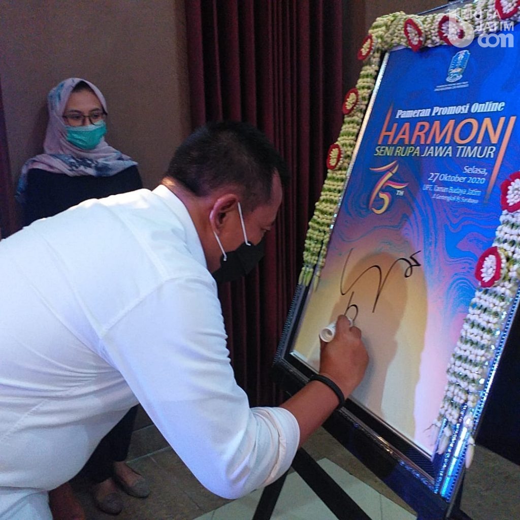 Sekdaprov Buka Pameran Virtual 83 Pelukis Jawa Timur