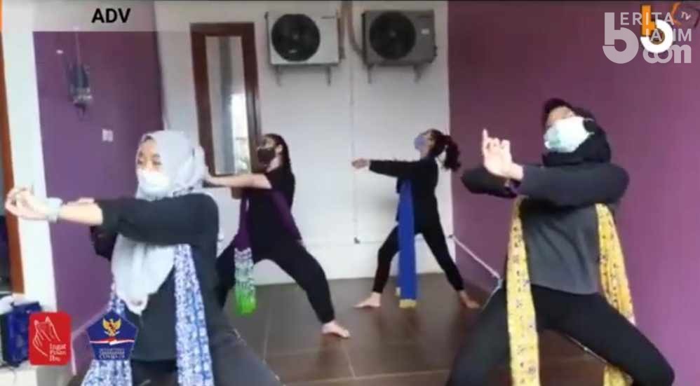 Sanggar Ini Latihan Tari Tetap Patuhi 3M