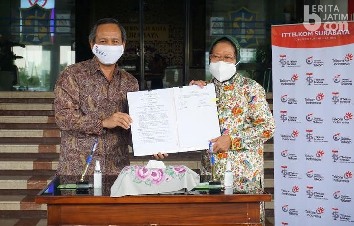 Produk Inovasi Anti Covid-19 dari ITTelkom Diserahkan ke Pemkot Surabaya