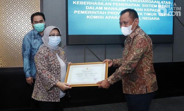Bravo, Sistem Merit Pemprov Jatim Raih Penghargaan KASN
