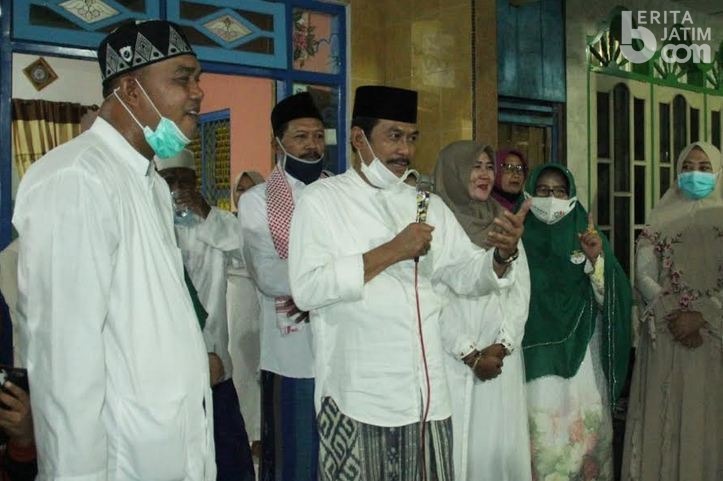Sapa Warga Duduksampeyan, Paslon QA Janji Permudah Penyaluran Pupuk Bersubsidi