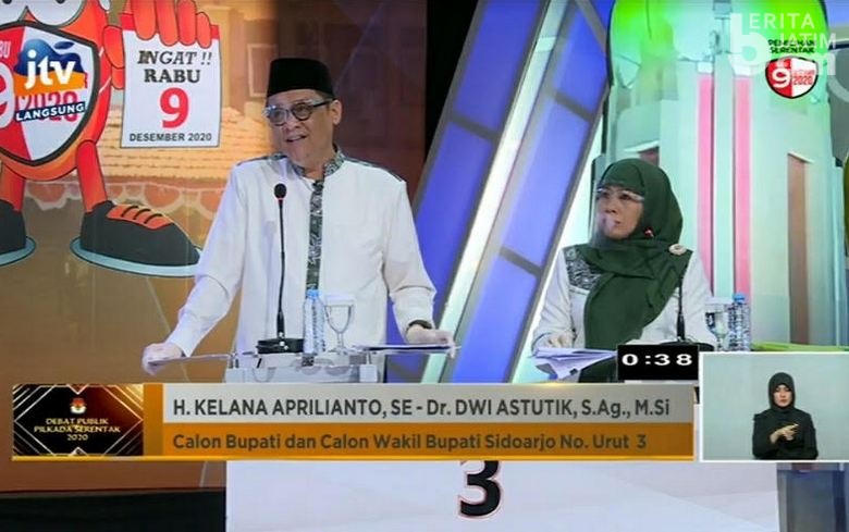 Debat Publik Pilkada Sidoarjo Jadi Milik Kelana – Astutik