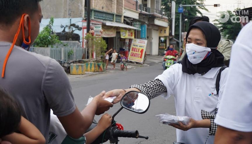Pertamina EP Bagi-bagi Masker dan Latih Jurnalis Hadapi Dunia Baru