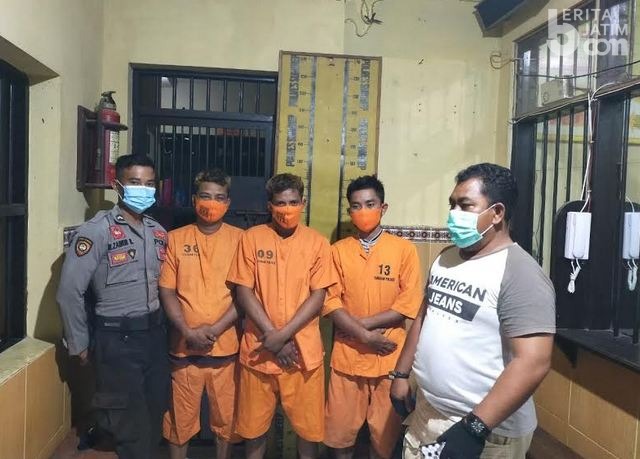 Transaksi Sabu Lewat Kurir, Tiga Warga Sumenep Dibekuk Polisi