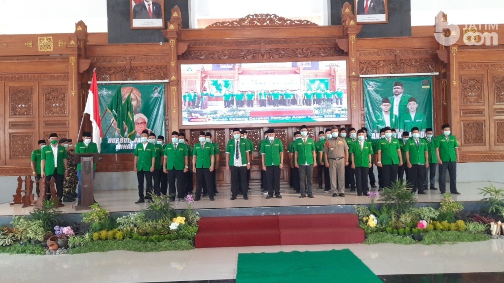 Pelantikan GP Ansor Tuban, Ini Pesan Gus Yaqut untuk Pengurus