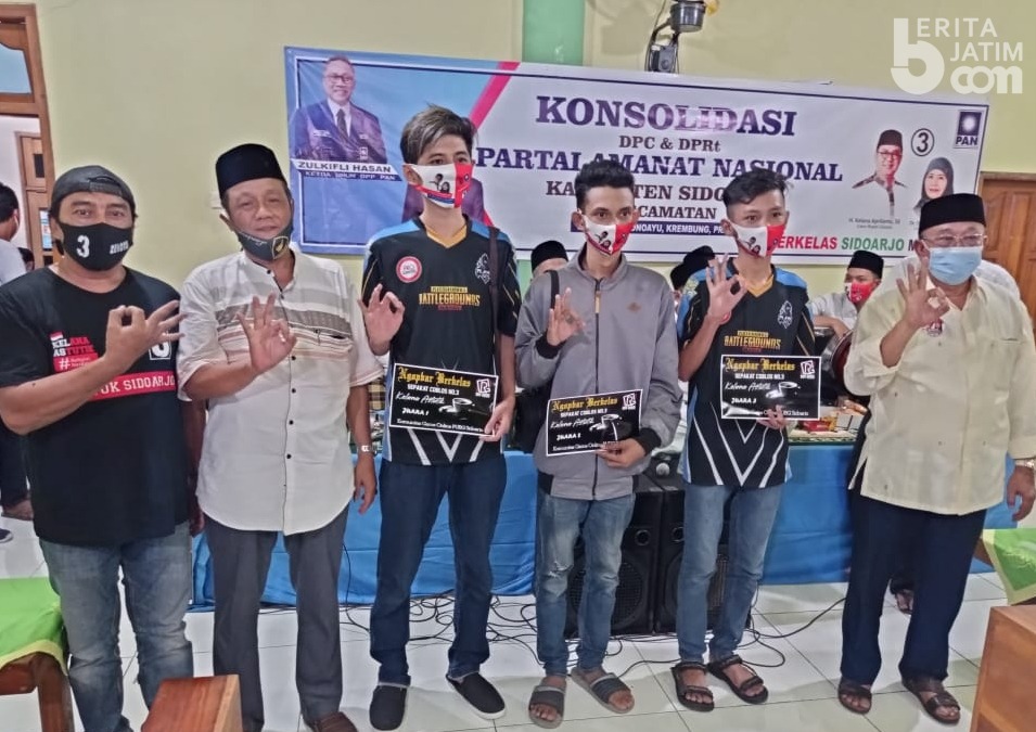 ‘Berkelas’ Gandeng Aliansi Pemuda Sidoarjo Keren Gelar Turnamen PUBG