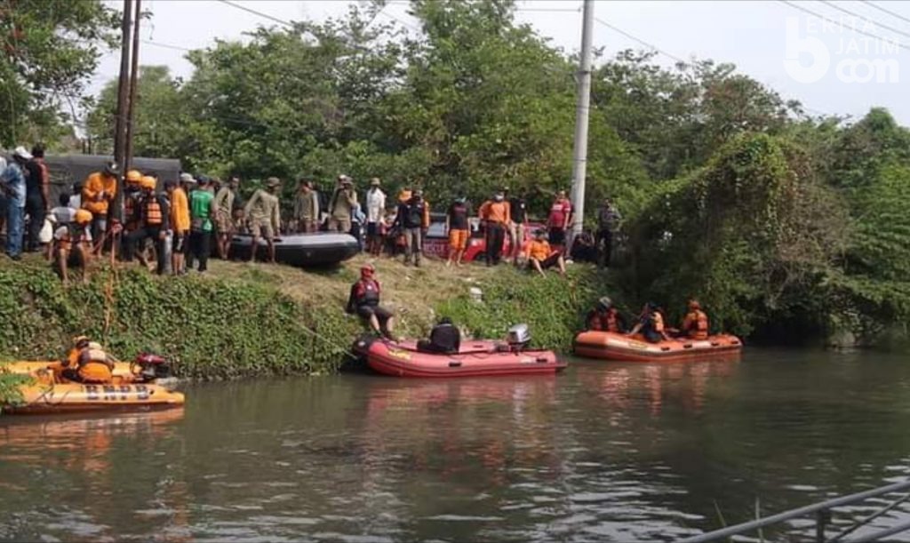 Tim SAR Cari Remaja Hanyut di Avour Buntung Desa Tawangsari Taman