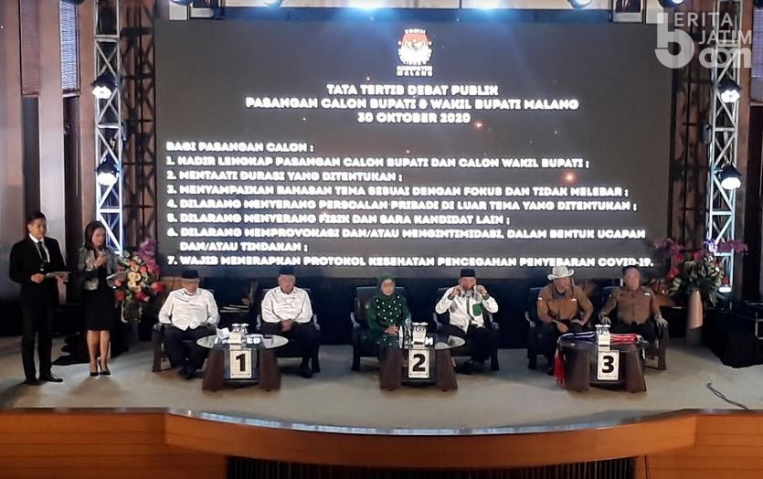 Kepatuhan Tiga Calon Bupati Malang Saat Kampanye Masih Rendah