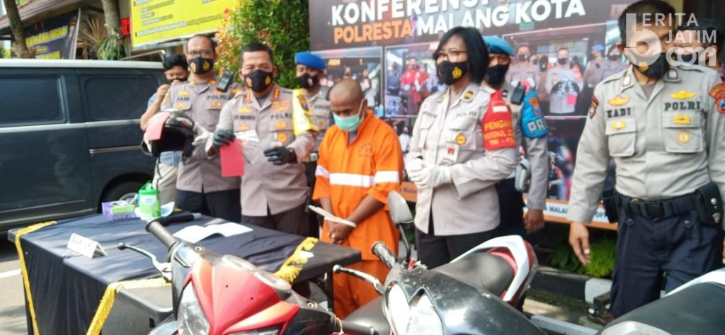 Hanya 1 Bulan Residivis Curanmor Gasak 11 Motor