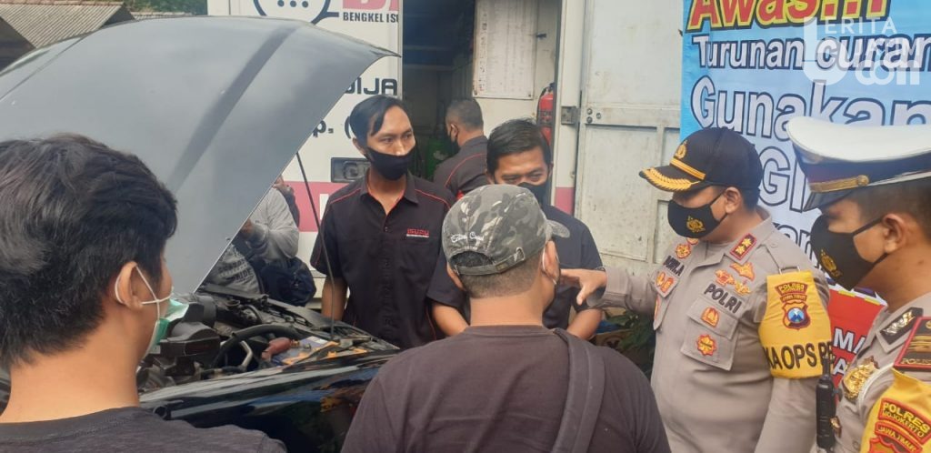 Ada Check Poin Polres Mojokerto, Angka Kecelakaan di Jalur Sendi-Cangar Nihil
