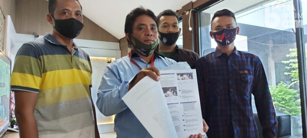 Relawan Bagus Laporkan Akun FB ‘Eni Rahmadani’ ke Polres Gresik