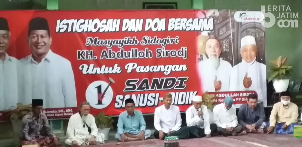 Istighosah Bersama Masyayih Ponpes Sidogiri untuk Kemenangan SANDI