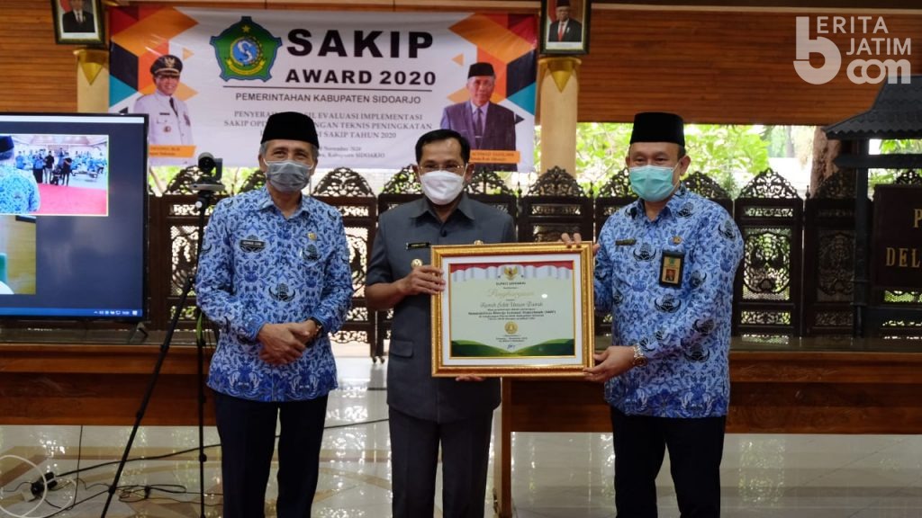 Pj Bupati Sidoarjo Targetkan Tahun 2021 Nilai Semua OPD AA