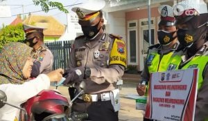 Operasi Zebra Semeru 2020 Polres Pamekasan Berlangsung Tanpa Tilang