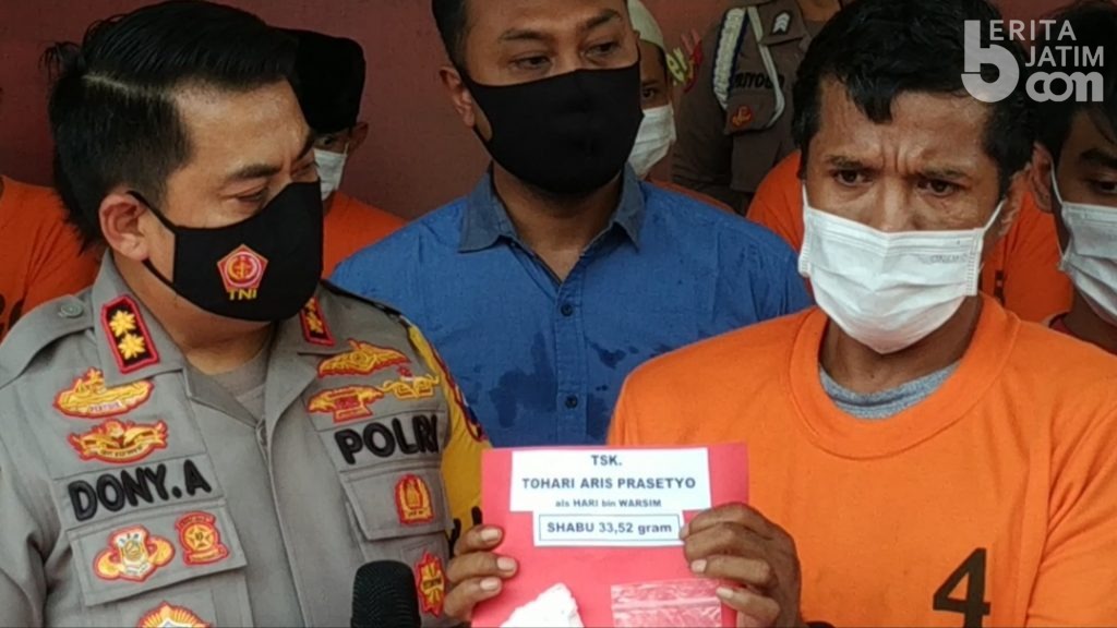 Simpan Sabu 33,52 gram di Kertas Tisu Dibalut Lakban, Polsek Pacet Amankan Warga Trawas