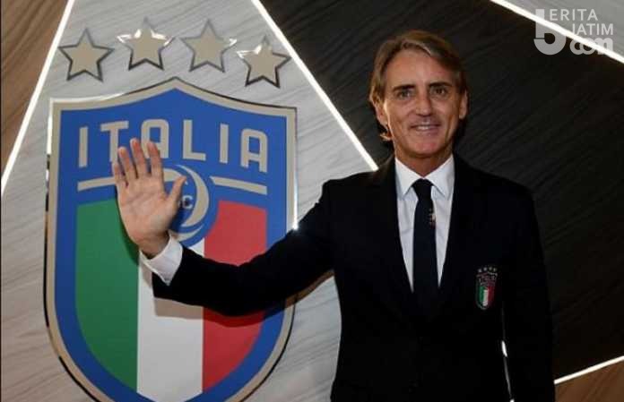 Pelatih Timnas Italia Roberto Mancini Positif Covid-19