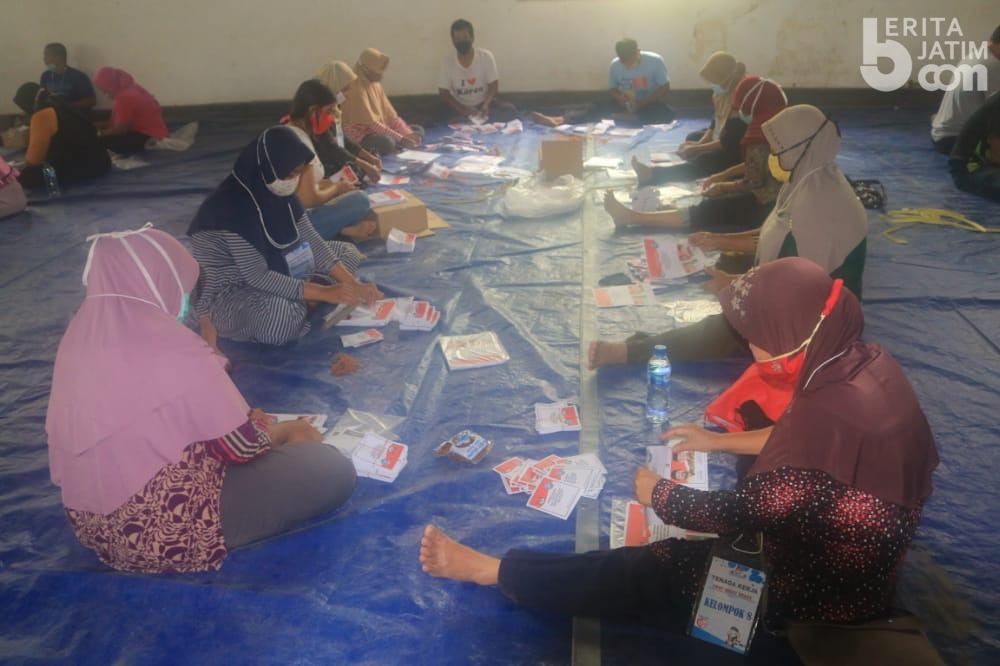 100 Orang Dikerahkan untuk Sortir 781.000 Surat Suara Pilkada Ponorogo