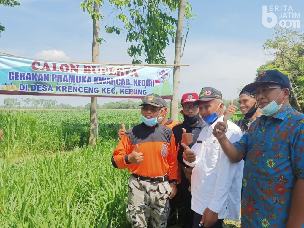 Wabup Kediri Tinjau Proyek Bumi Perkemahan Pertama Skala Nasional