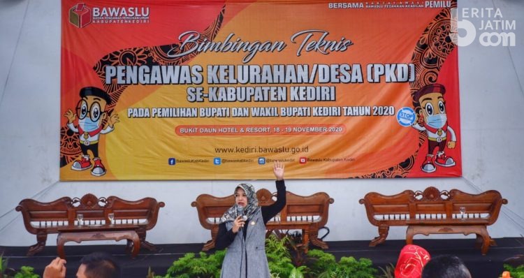 Bawaslu Kabupaten Kediri Gembleng Pengawas Desa