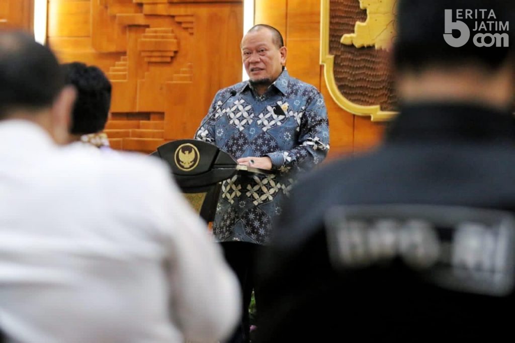 Kunker ke Jatim, LaNyalla Puji Gubernur Khofifah Berhasil Hadapi Pandemi