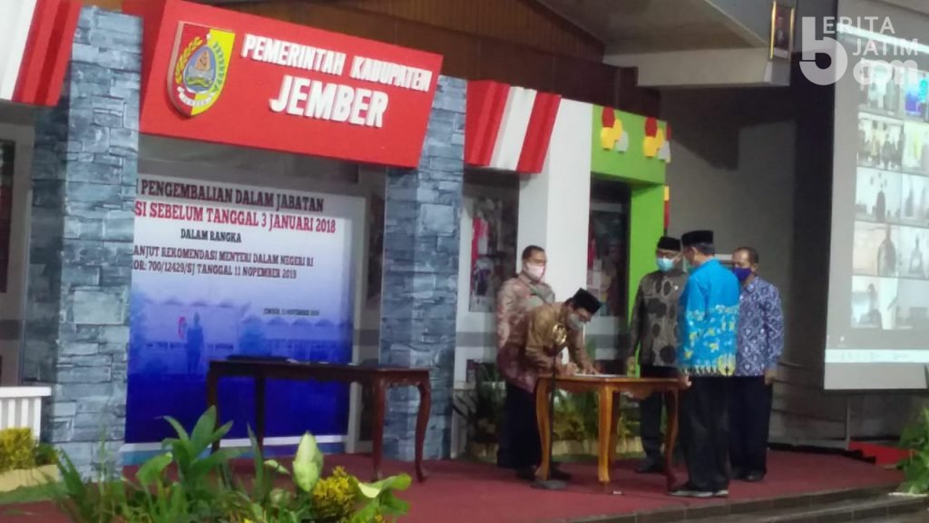 Plt Bupati Minta Maaf, Pengembalian Jabatan Ratusan ASN Jember Adalah Obat