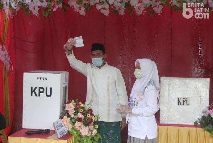 Dua Cabup Sumenep Unggul di TPS Masing-masing