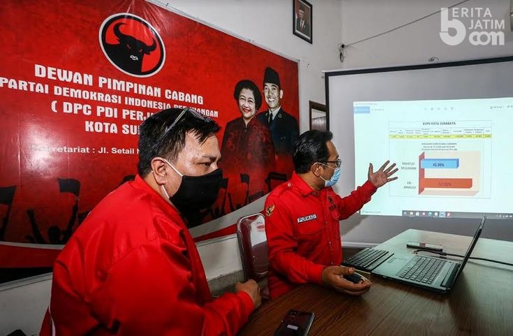 Real Count PDIP: Eri-Armudji 57,02 Persen, Machfud-Mujiaman 42,98 Persen