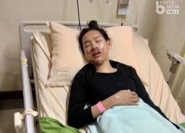 Mahasiswi Cantik Korban Jambret Jalan Merr Surabaya Tergeletak Lemas di RS Haji