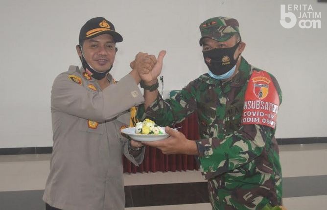 HUT Kodam V/Brawijaya, Dandim 0804 Dapat Kejutan dari Polres Magetan