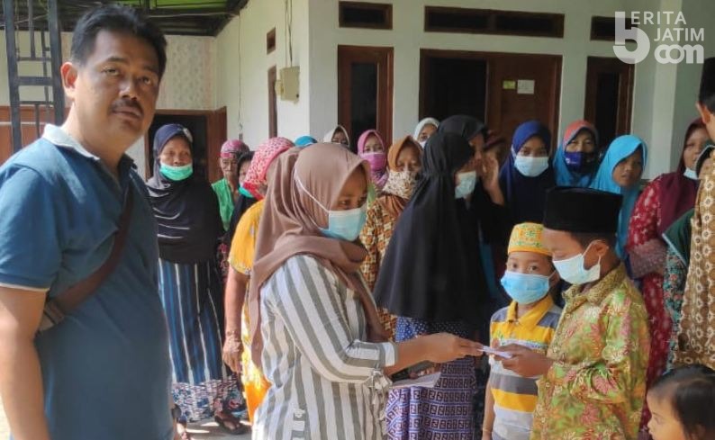 Pandemi Covid-19, Adhi Djojo Kediri Bagi Sembako dan Santuni Anak Yatim