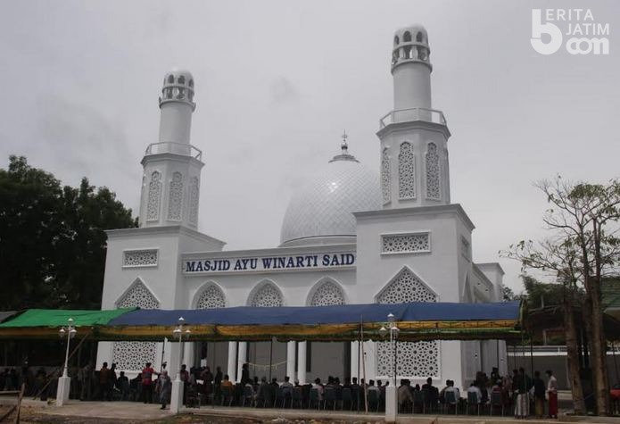 Said Abdullah Bangun Masjid di Ponpes Al Karimiyah