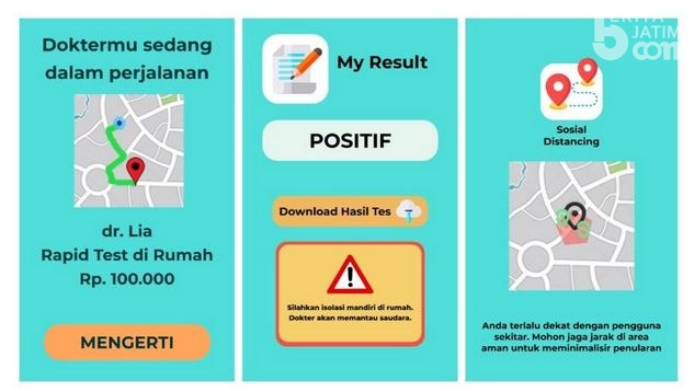 Anti Covid, Aplikasi Perlindungan Diri Ciptaan Mahasiswa ITS