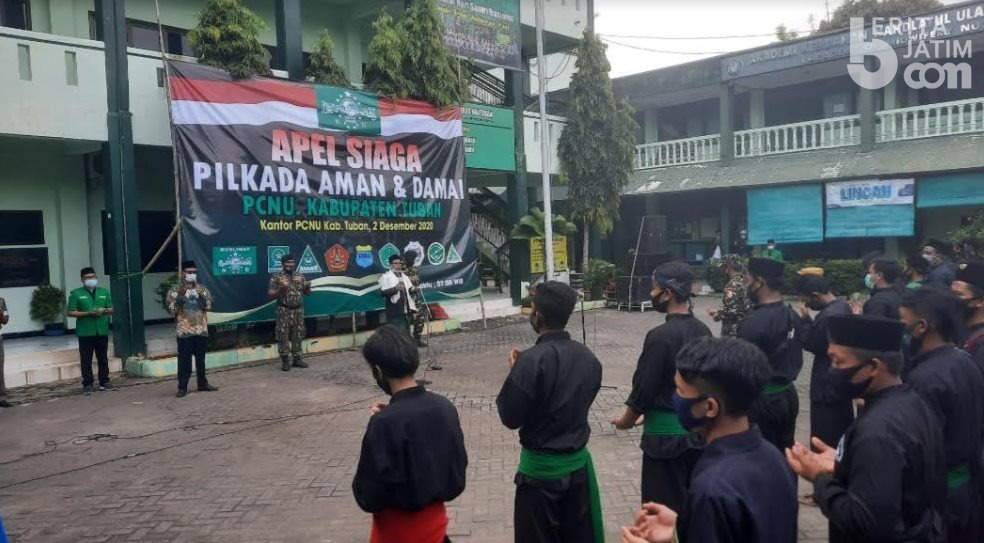 PCNU Gelar Apel Dukung Pilkada Tuban Tetap Damai
