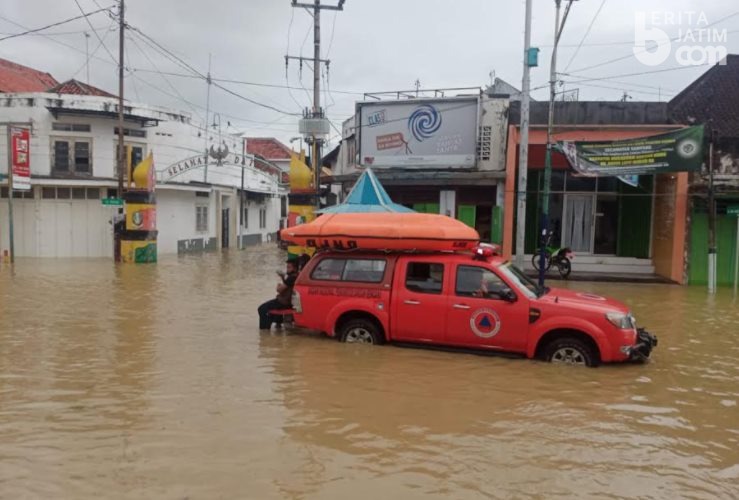 Ini Penyebab Pasar Blega Bangkalan Sering Banjir bangkalan