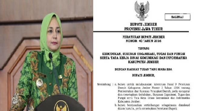 Bupati Faida Berkata Tiada Diskominfo dalam KSOTK 2016, Ini Cek Faktanya