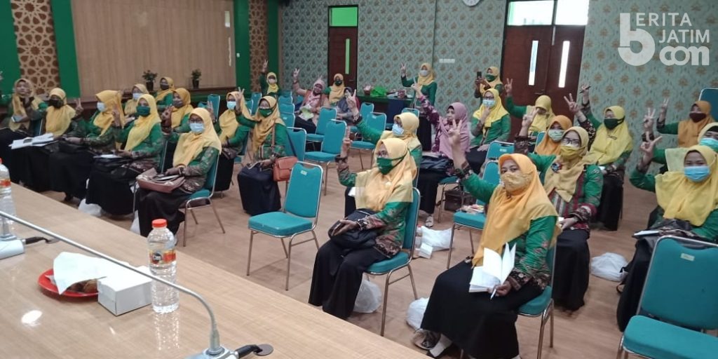 Guru Taman Kanak-kanak Muslimat NU Siap Menangkan Gus Muhdlor-Subandi