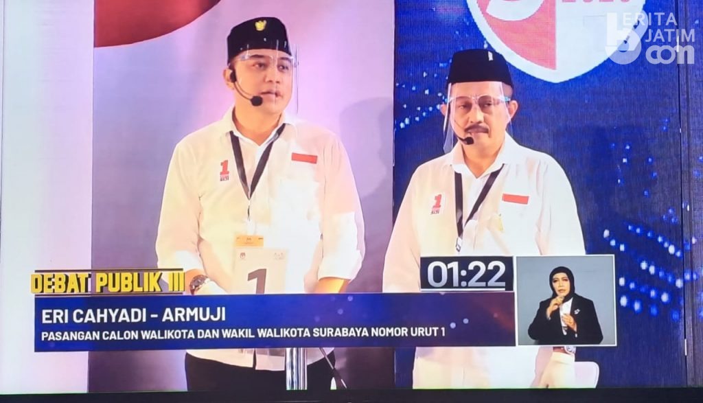Eri-Armudji Ucapkan Terima Kasih ke Rakyat dan Bambang DH-Risma