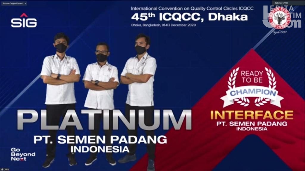 Tim Inovasi SIG Raih 10 Penghargaan Kategori Platinum